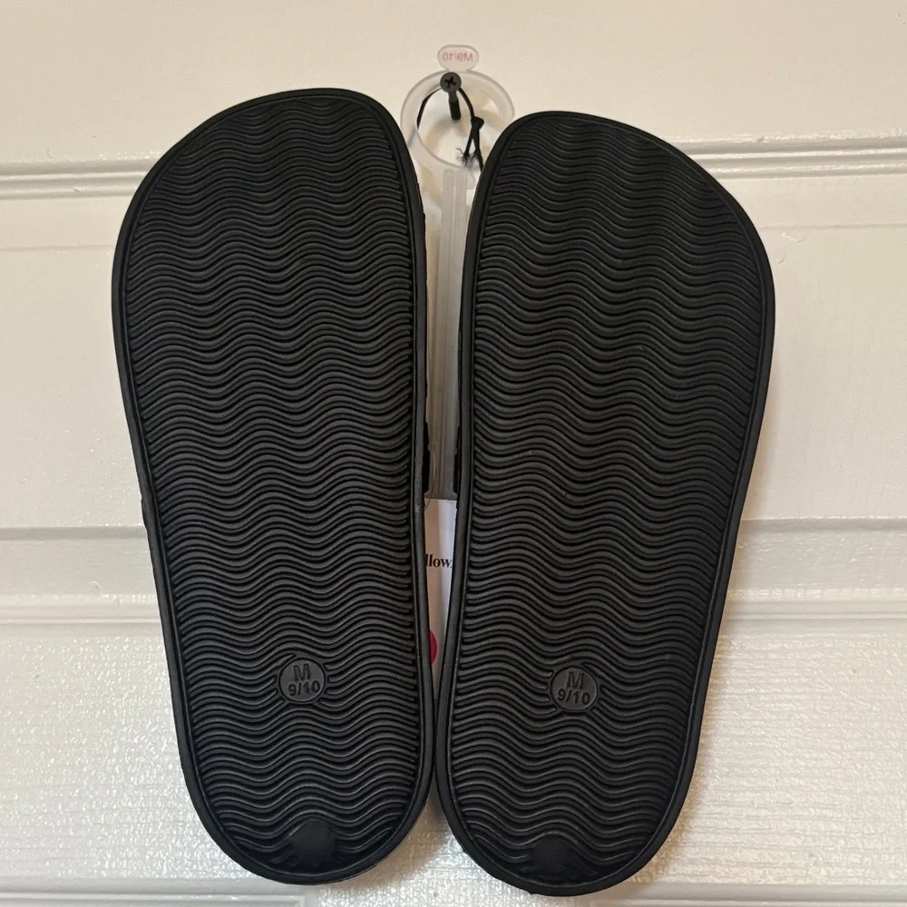 Men Goodfellow & Co Black Casual Slide Sandals New!